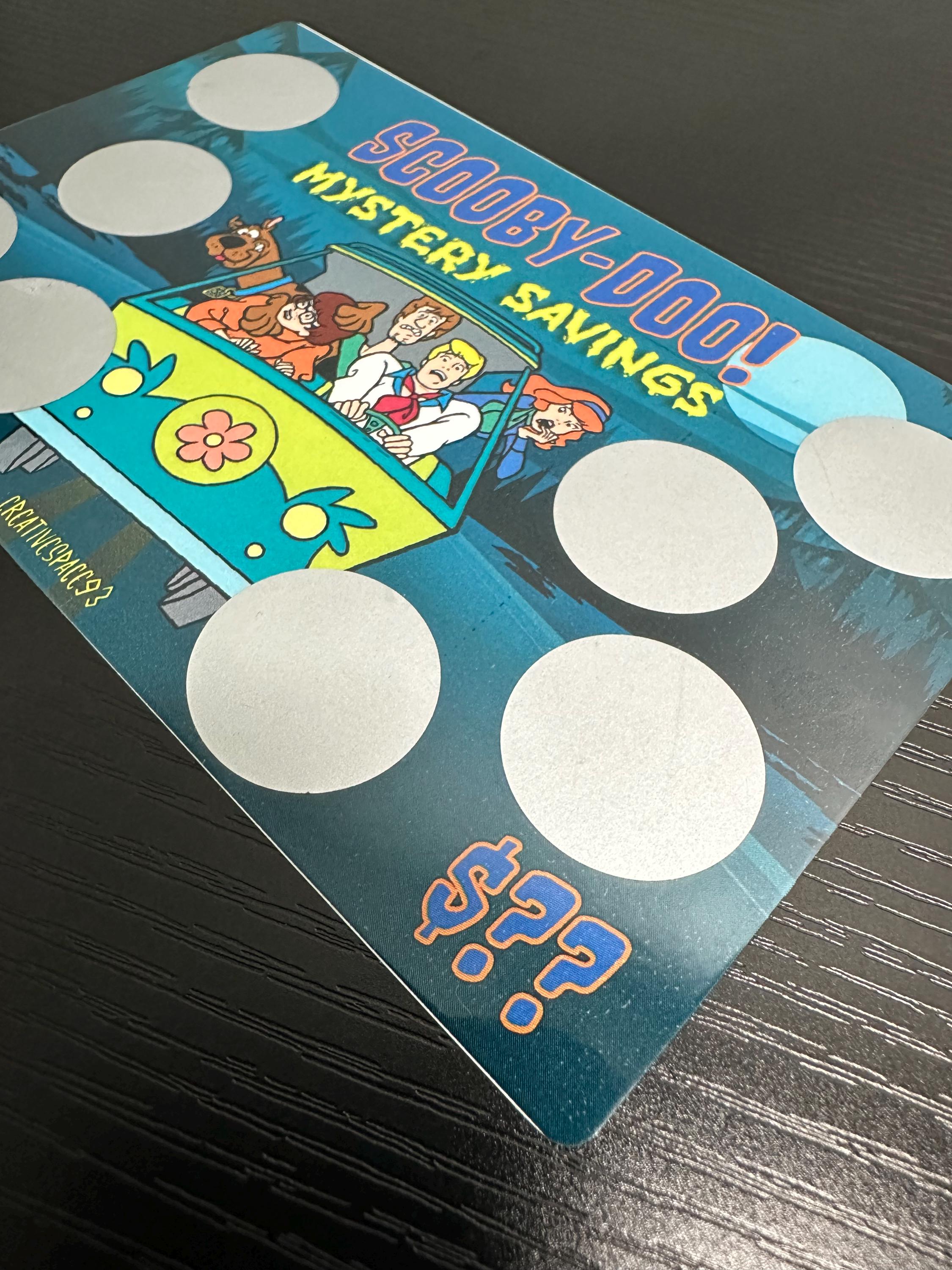 Mystery Savings | Scooby & Gang Scratch-Off | Custom Savings Challenge
