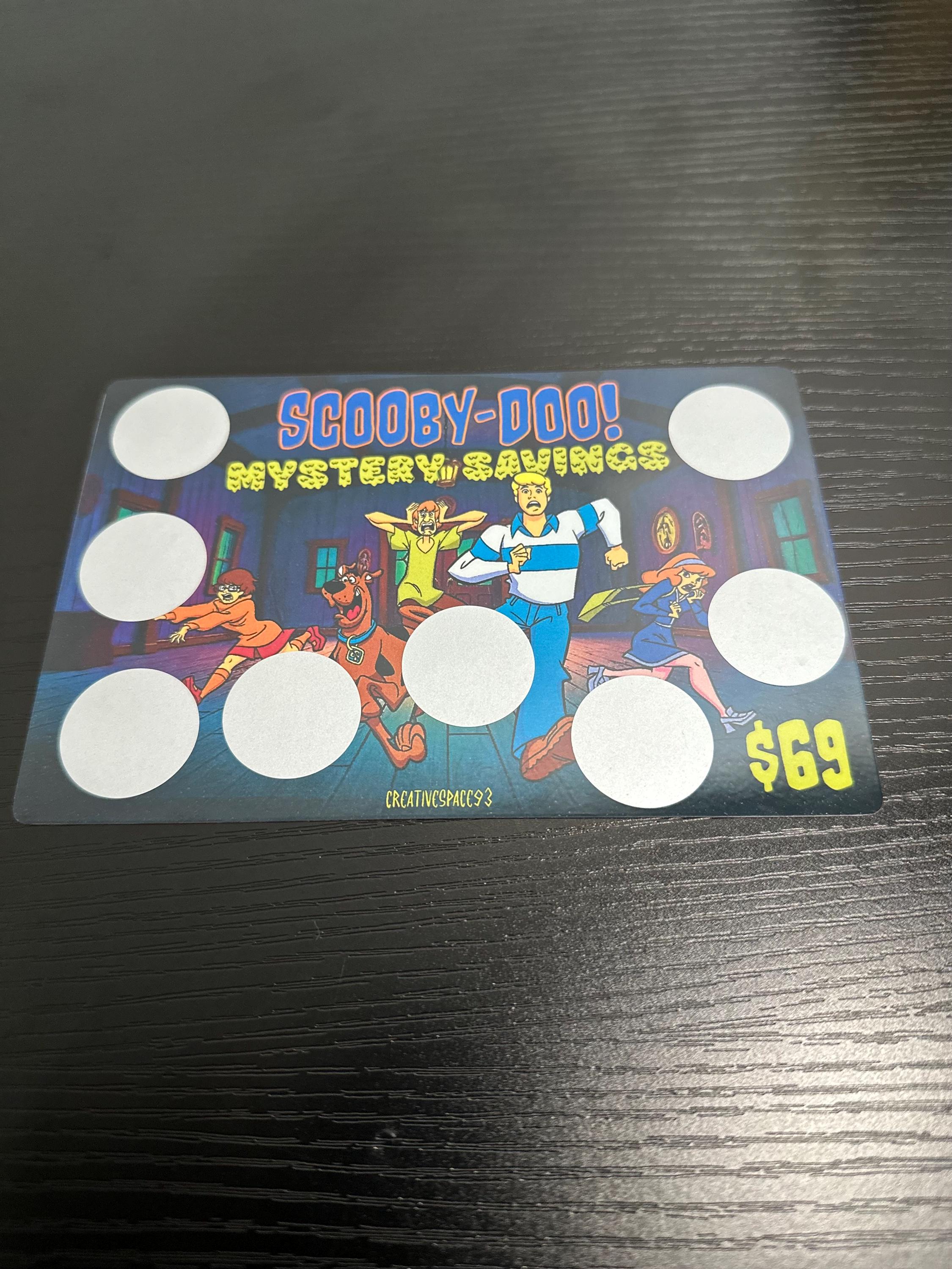 Mystery Savings | Scooby & Gang Scratch-Off | Custom Savings Challenge