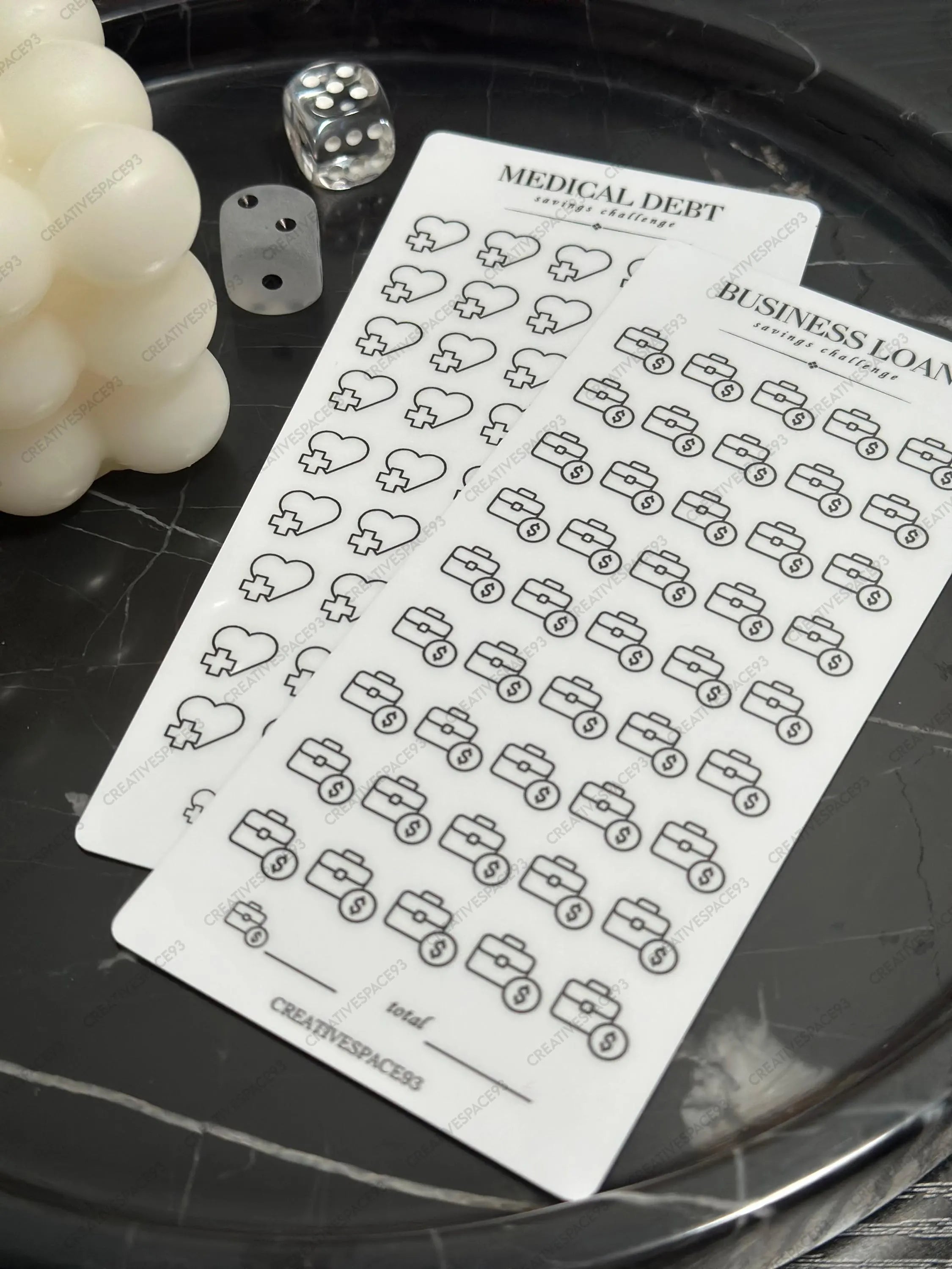 Debt Savings Challenge Trackers | The Get Out Series | Vol. 1