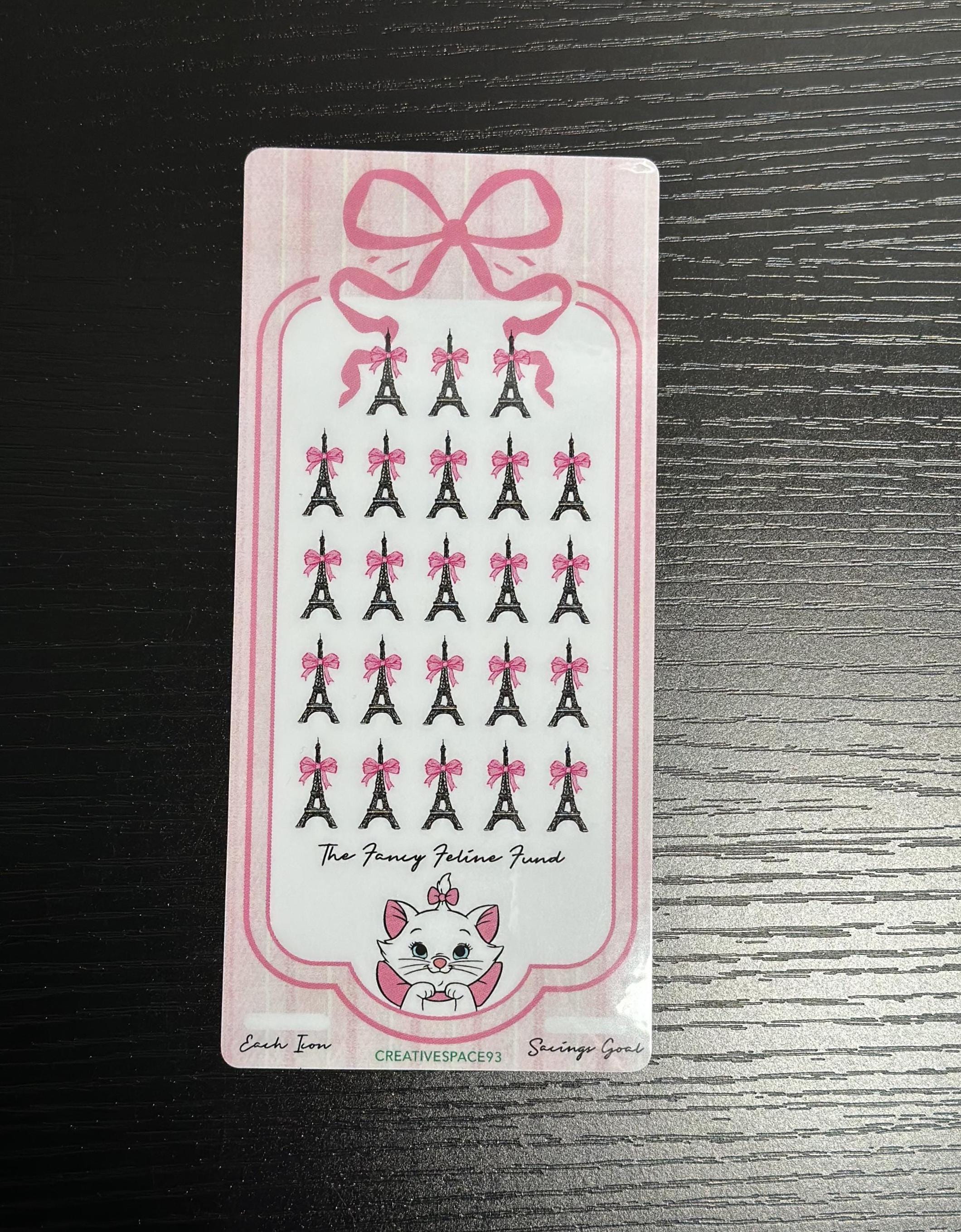 The Fancy Feline Fund | A6 Inserts Savings Challenge