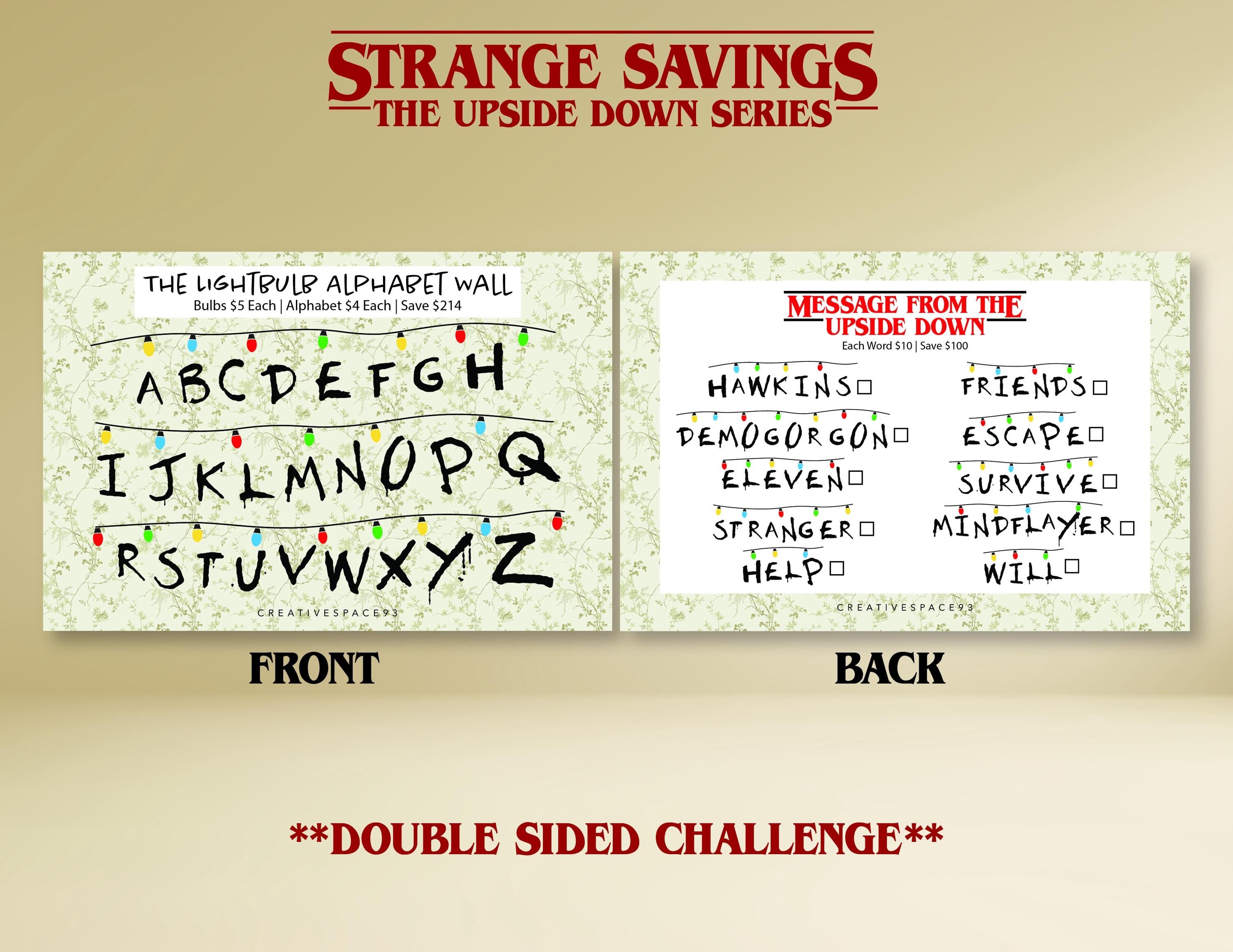 Strange Savings: The Upside Down Savings Challenge Series