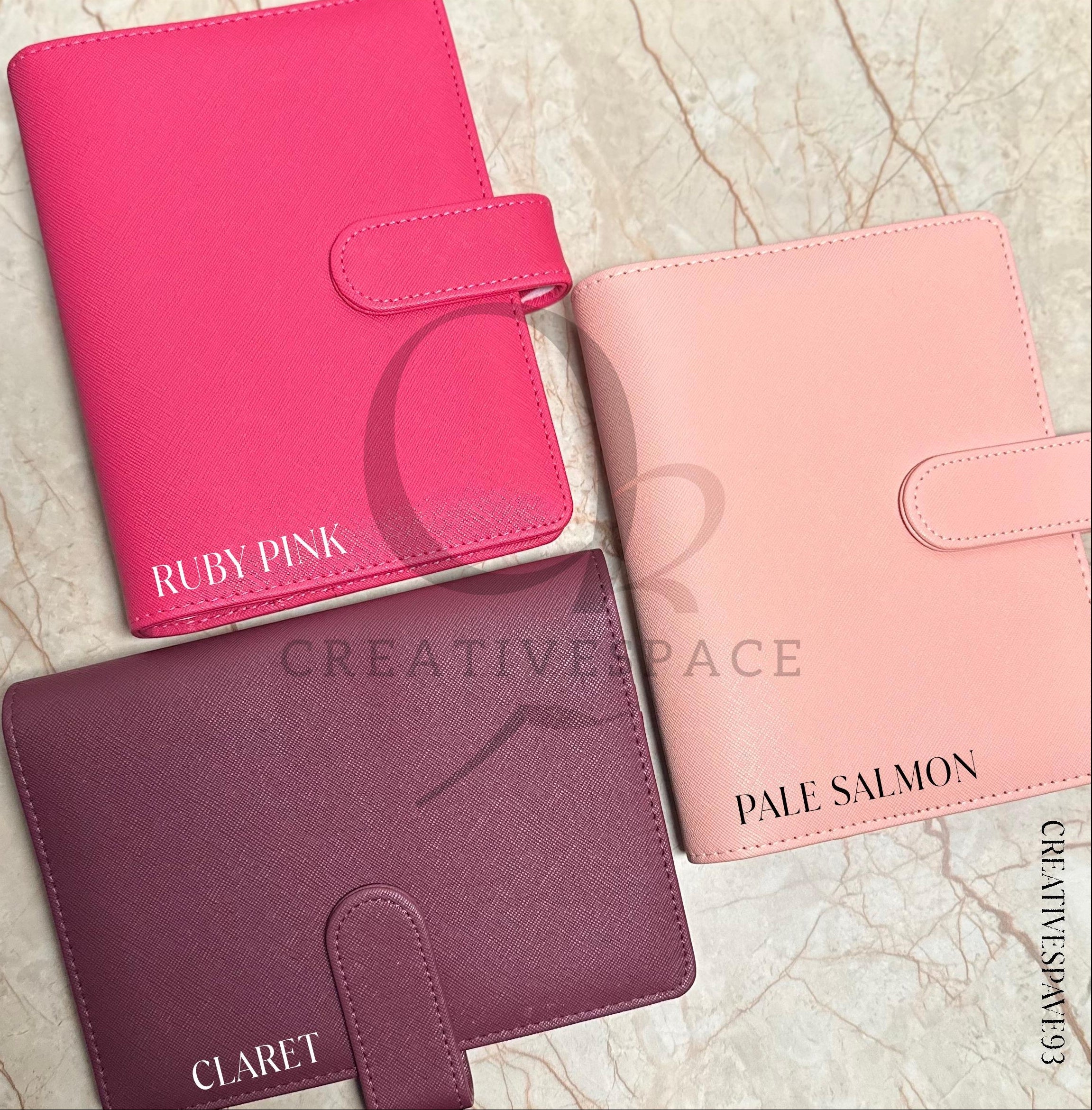 A6 Saffiano Binder - Millie-Rose Collection