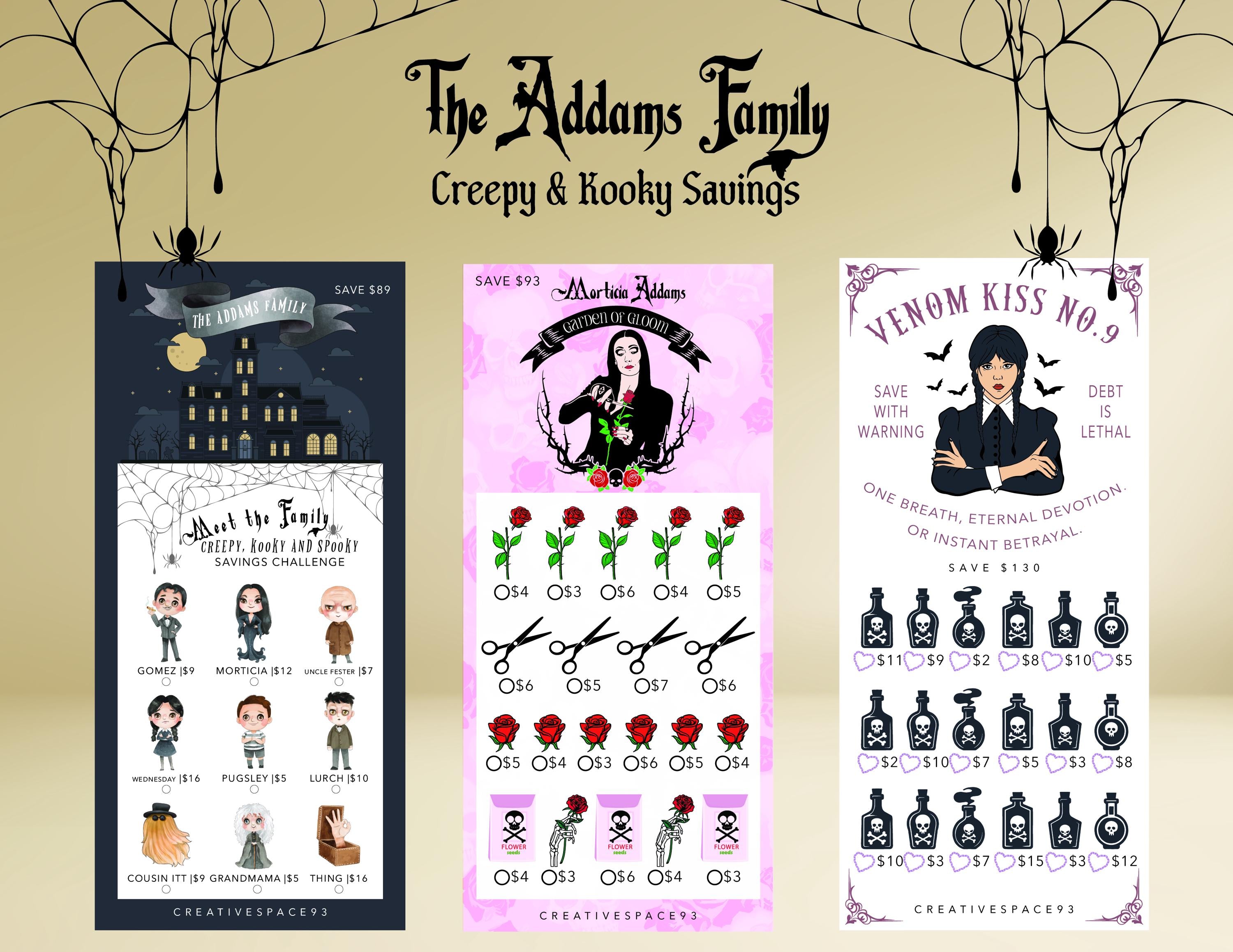 The Gothic Family: Creepy & Kooky Savings Challenge Series