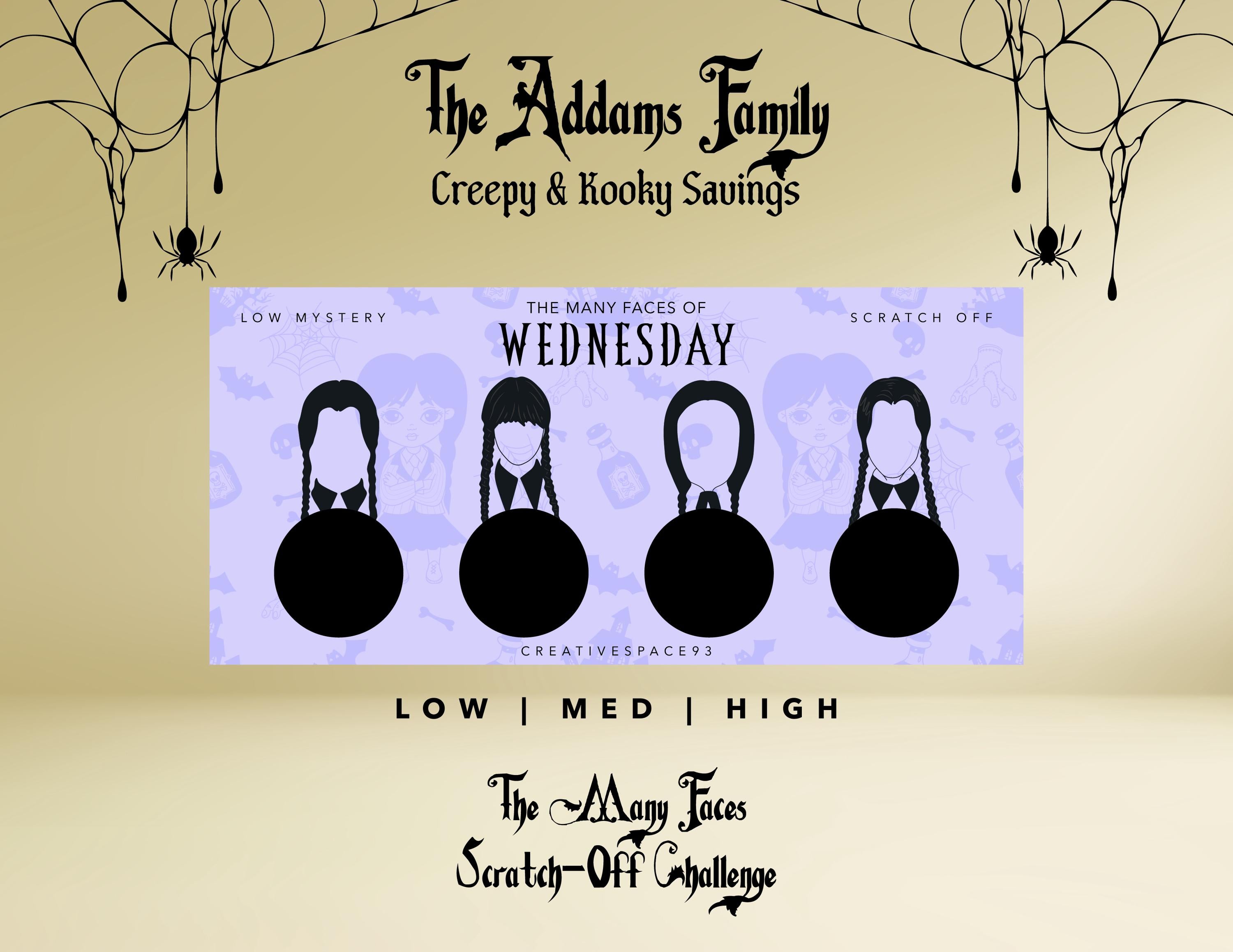The Gothic Family: Creepy & Kooky Savings Challenge Series