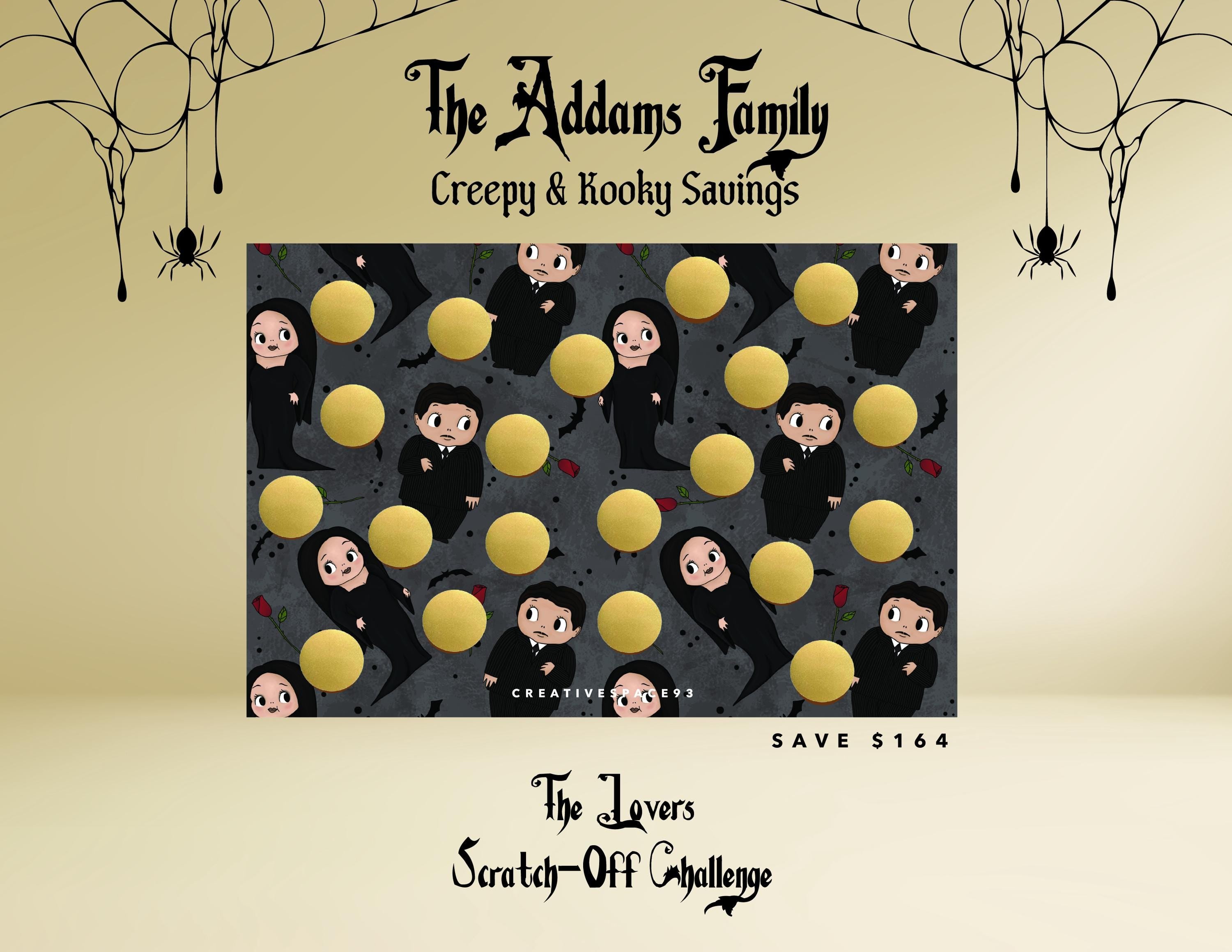 The Gothic Family: Creepy & Kooky Savings Challenge Series