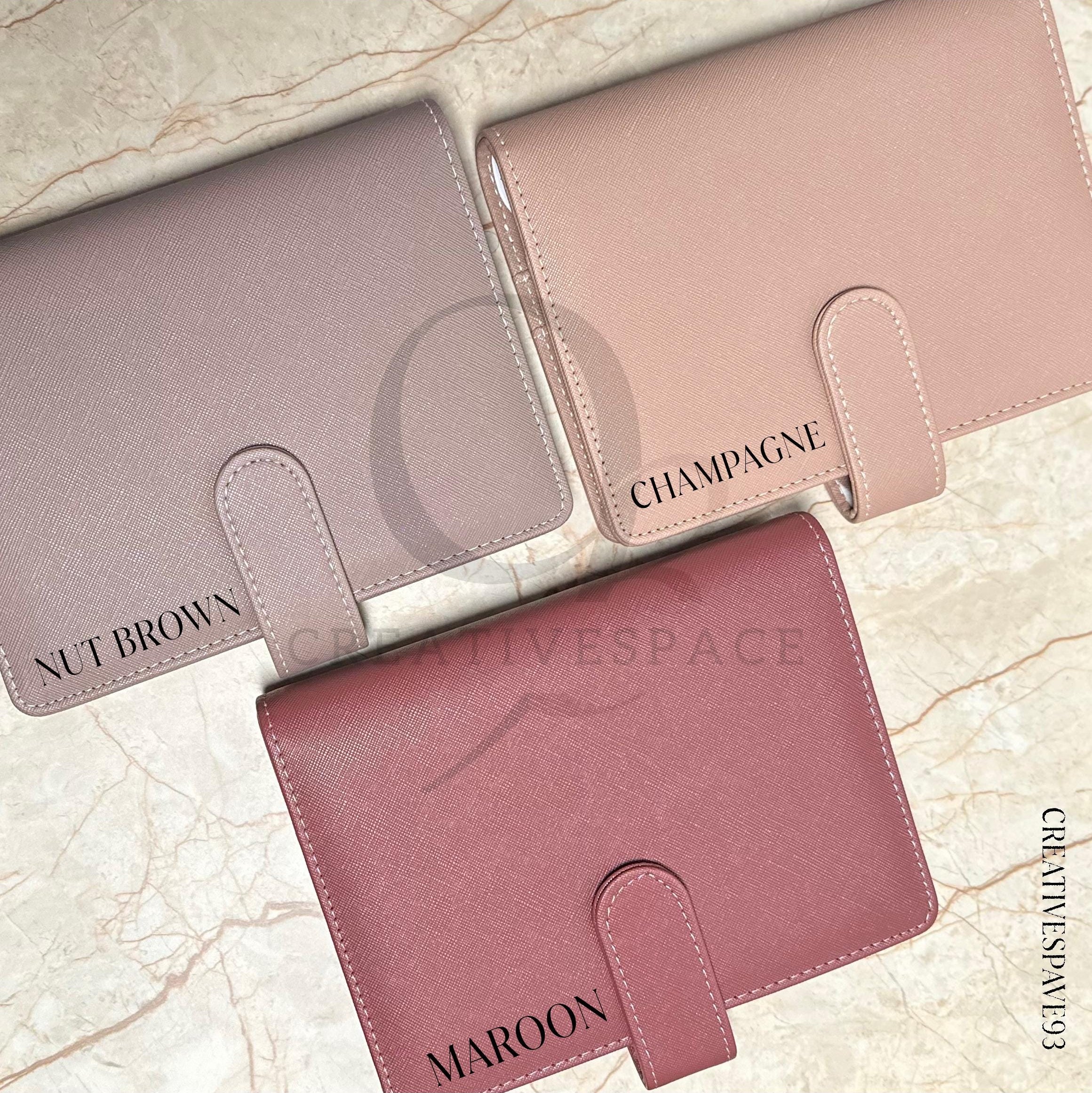 A6 Saffiano Binder - Millie-Rose Collection