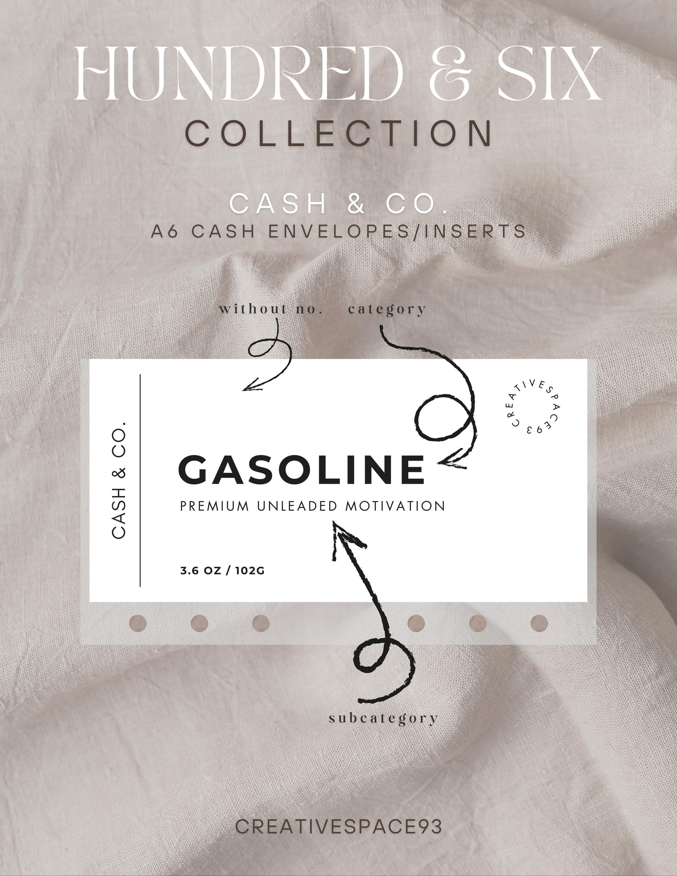 Cash And Co. | The Hundred And Six Collection | Cash Envelopes/Inserts